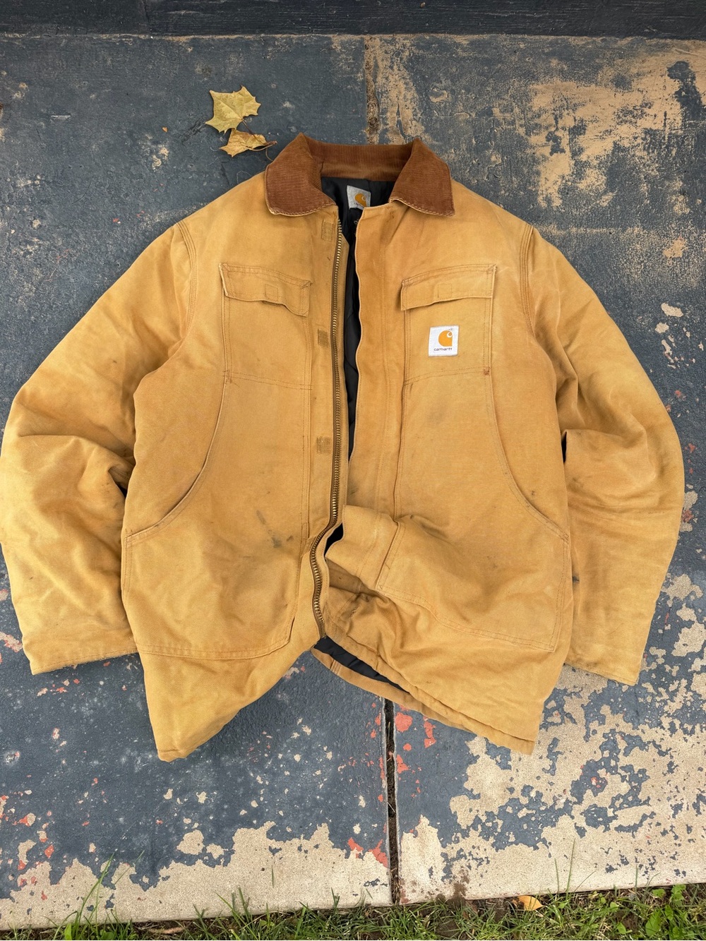 Carhartt Duck Detroit Jacket Brown Work Jacket